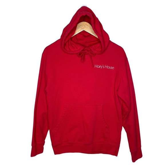 Harry Styles On Top Of The World Harry’s House Red Hoodie Sweatshirt - Picture 2 of 7